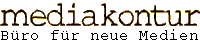 Schriftzug mediakontur